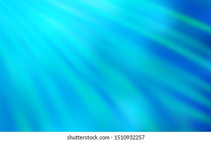 Light BLUE vector layout with flat lines. Shining colored illustration with sharp stripes. Best design for your ad, poster, banner.