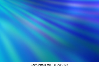 Light BLUE vector layout with flat lines. Lines on blurred abstract background with gradient. Pattern for ads, posters, banners.