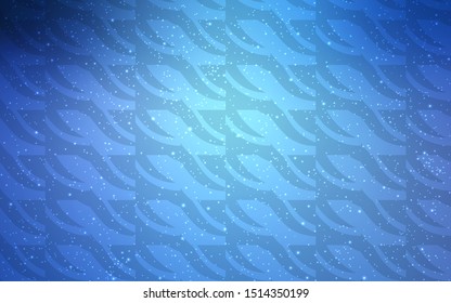 Light BLUE vector layout with flat lines. Glitter abstract illustration with colorful sticks. Pattern for ad, booklets, leaflets.