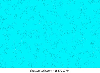 Light BLUE vector layout with flat lines, dots. Blurred decorative design in simple style with lines. Pattern for ad, booklets, leaflets.