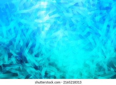 Light BLUE vector layout with flat lines. Shining colored illustration with sharp stripes. Template for your beautiful backgrounds.