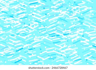 Light BLUE vector layout with flat lines. Modern geometrical abstract illustration with Lines. Pattern for ad, booklets, leaflets.