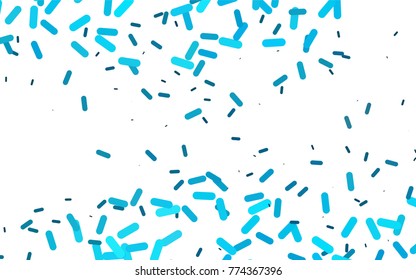 Light BLUE vector layout with flat lines. Blurred decorative design in simple style with lines. The pattern can be used for medical ad, booklets, leaflets