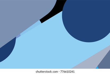 Light BLUE vector layout with flat lines. Modern geometrical abstract illustration with staves. The pattern can be used as ads, poster, banner for medicine.