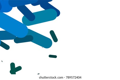 Light BLUE vector layout with flat lines. Glitter abstract illustration with colored sticks. The pattern can be used for medical ad, booklets, leaflets