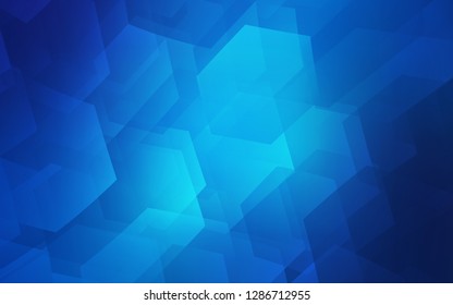 Light BLUE vector layout with hexagonal shapes. Colorful hexagons on white backdrop. Pattern for ads, leaflets. Light BLUE vector layout with hexagonal shapes. Colorful hexagons on white backdrop. Pattern for ads, leaflets.