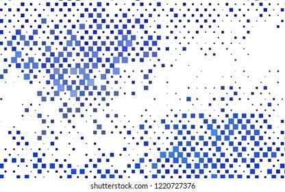 Light BLUE vector layout with lines, rectangles. Decorative design in abstract style with rectangles. Pattern for commercials.
