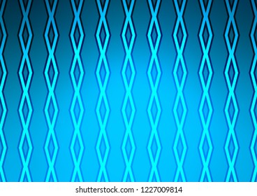 Light BLUE vector layout with lines, rectangle. Colorful illustration with lines, cubes on abstract template. Backdrop for TV commercials.