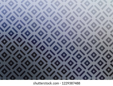 Light BLUE vector layout with lines, rectangle. Modern geometric abstract illustration with lines, squares. Smart design for your business advert.