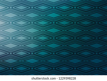 Light BLUE vector layout with lines, rectangle. Colorful lines, squares on abstract background with gradient. Smart design for your business advert.
