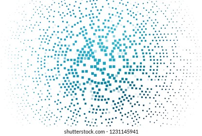 Light BLUE vector layout with lines, rectangles. Beautiful illustration with rectangles and squares. The template can be used as a background.