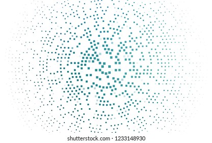 Light BLUE vector layout with lines, rectangles. Decorative design in abstract style with rectangles. Pattern can be used for websites.