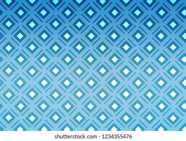 Light BLUE vector layout with lines, rectangle. Colorful lines, squares on abstract background with gradient. Smart design for your business advert.