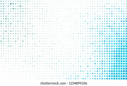 Light BLUE vector layout with lines, rectangles. Illustration with set of colorful rectangles. Best design for your ad, poster, banner.