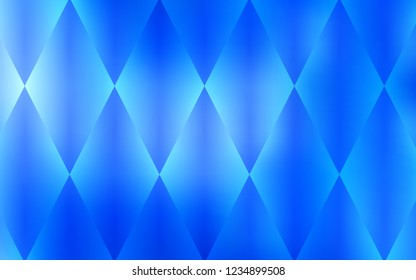 Light BLUE vector layout with lines, rectangles. Illustration with set of colorful rectangles. Pattern can be used for websites.