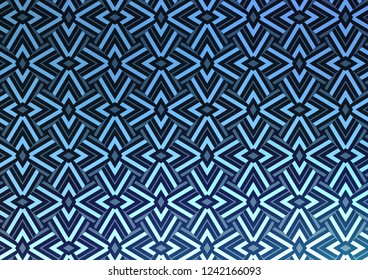 Light BLUE vector layout with lines, triangles. Abstract gradient illustration with triangles. Pattern for commercials.
