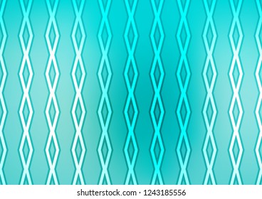 Light BLUE vector layout with lines, rectangle. Colorful lines, squares on abstract background with gradient. Backdrop for TV commercials.