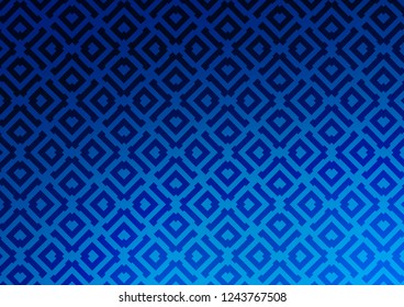 Light BLUE vector layout with lines, rectangle. Shining colorful illustration with lines, rectangles. Backdrop for TV commercials.