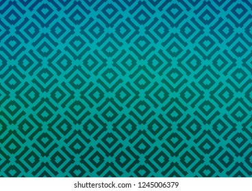 Light BLUE vector layout with lines, rectangle. Colorful lines, squares on abstract background with gradient. Backdrop for TV commercials.