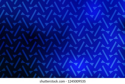 Light BLUE vector layout with lines, triangles. Abstract gradient illustration with triangles, lines. Best design for poster, banner.