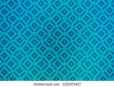 Light BLUE vector layout with lines, rectangle. Colorful illustration with lines, cubes on abstract template. Pattern for business booklets, leaflets.