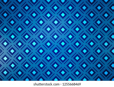 Light BLUE vector layout with lines, rectangle. Shining colorful illustration with lines, rectangles. Pattern for websites, landing pages.