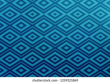 Light BLUE vector layout with lines, rectangle. Shining colorful illustration with lines, rectangles. Best design for your ad, poster, banner.