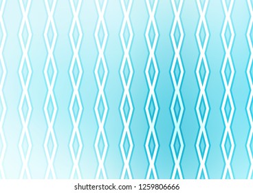 Light BLUE vector layout with lines, rectangle. Modern geometric abstract illustration with lines, squares. Backdrop for TV commercials.