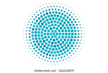 Light BLUE vector layout with lines, rectangles. Modern abstract illustration with colorful rectangles. Pattern for commercials.