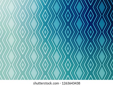 Light BLUE vector layout with lines, rectangle. Shining colorful illustration with lines, rectangles. Pattern for ads, posters, banners.