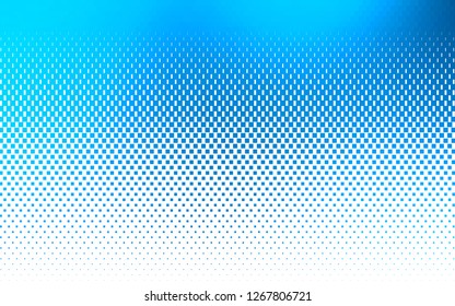Light BLUE vector layout with lines, rectangles. Glitter abstract illustration with rectangular shapes. The template can be used as a background.