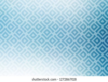 Light BLUE vector layout with lines, rectangle. Colorful lines, squares on abstract background with gradient. Pattern for ads, posters, banners.