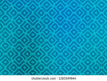 Light BLUE vector layout with lines, rectangle. Modern geometric abstract illustration with lines, squares. Smart design for your business advert.