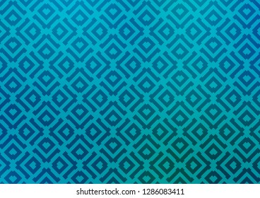 Light BLUE vector layout with lines, rectangle. Colorful illustration with lines, cubes on abstract template. Backdrop for TV commercials.