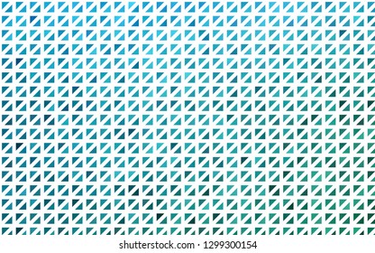 Light BLUE vector layout with lines, triangles. Illustration with set of colorful triangles. Best design for your ad, poster, banner.