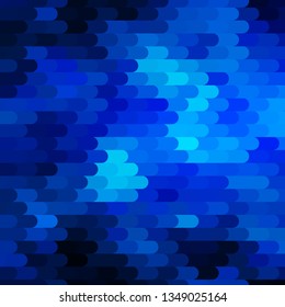 Light BLUE vector layout with lines. Colorful gradient illustration with abstract flat lines. Template for your UI design.