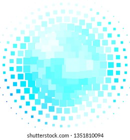 Light BLUE vector layout with lines, rectangles. Modern design with rectangles in abstract style. Template for cellphones.