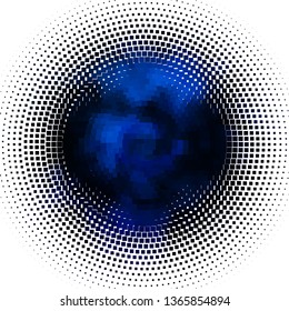 Light BLUE vector layout with lines, rectangles. Abstract gradient illustration with rectangles. Pattern for commercials, ads.
