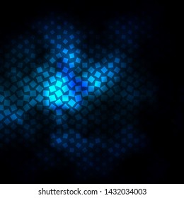 Light BLUE vector layout with lines, rectangles. Abstract gradient illustration with rectangles. Pattern for busines booklets, leaflets