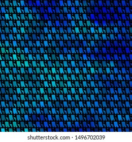 Light BLUE vector layout with lines, triangles. Triangles on abstract background with colorful gradient. Design for your promotions.