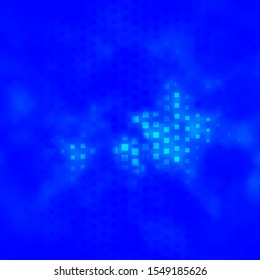 Light BLUE vector layout with lines, rectangles. Abstract gradient illustration with colorful rectangles. Pattern for websites, landing pages.