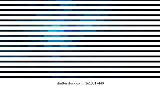 Light BLUE vector layout with lines. Repeated lines on abstract background with gradient. Pattern for websites, landing pages.