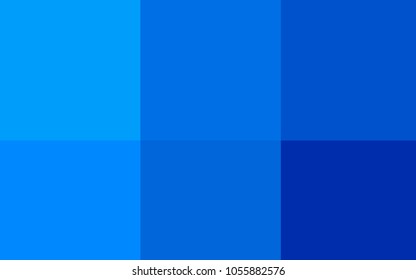 Light BLUE vector layout with set of colors. Illustration with set of spectral palette. Smart set of colors for your work as a designer.