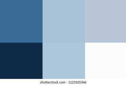 Light BLUE vector layout with set of colors. Color palette with set of colors. Pattern for easy creation of leaflets, banners, booklets.