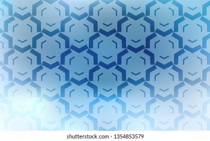 Light BLUE vector layout with wry lines. A completely new colorful illustration in simple style. Elegant pattern for a brand book.