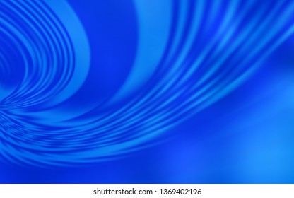 Light BLUE vector layout with wry lines. Creative illustration in halftone style with gradient. Abstract design for your web site.