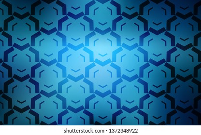 Light BLUE vector layout with wry lines. Glitter abstract illustration with wry lines. Elegant pattern for a brand book.