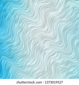 Light BLUE vector layout with wry lines. Illustration in abstract style with gradient curved.  Smart design for your promotions.
