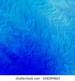 Light BLUE vector layout with wry lines. Colorful illustration in circular style with lines. Pattern for commercials, ads.