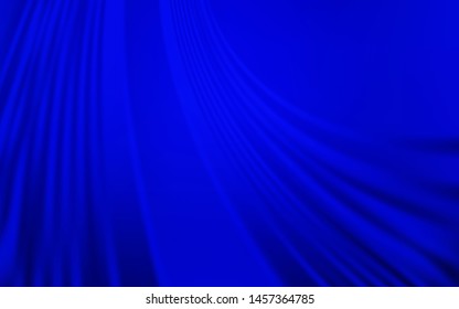 Light BLUE vector layout with wry lines. Geometric illustration in abstract style with gradient.  A completely new design for your business.